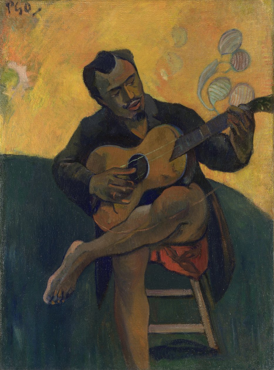 Gitaristen, 1894 av Paul Gauguin