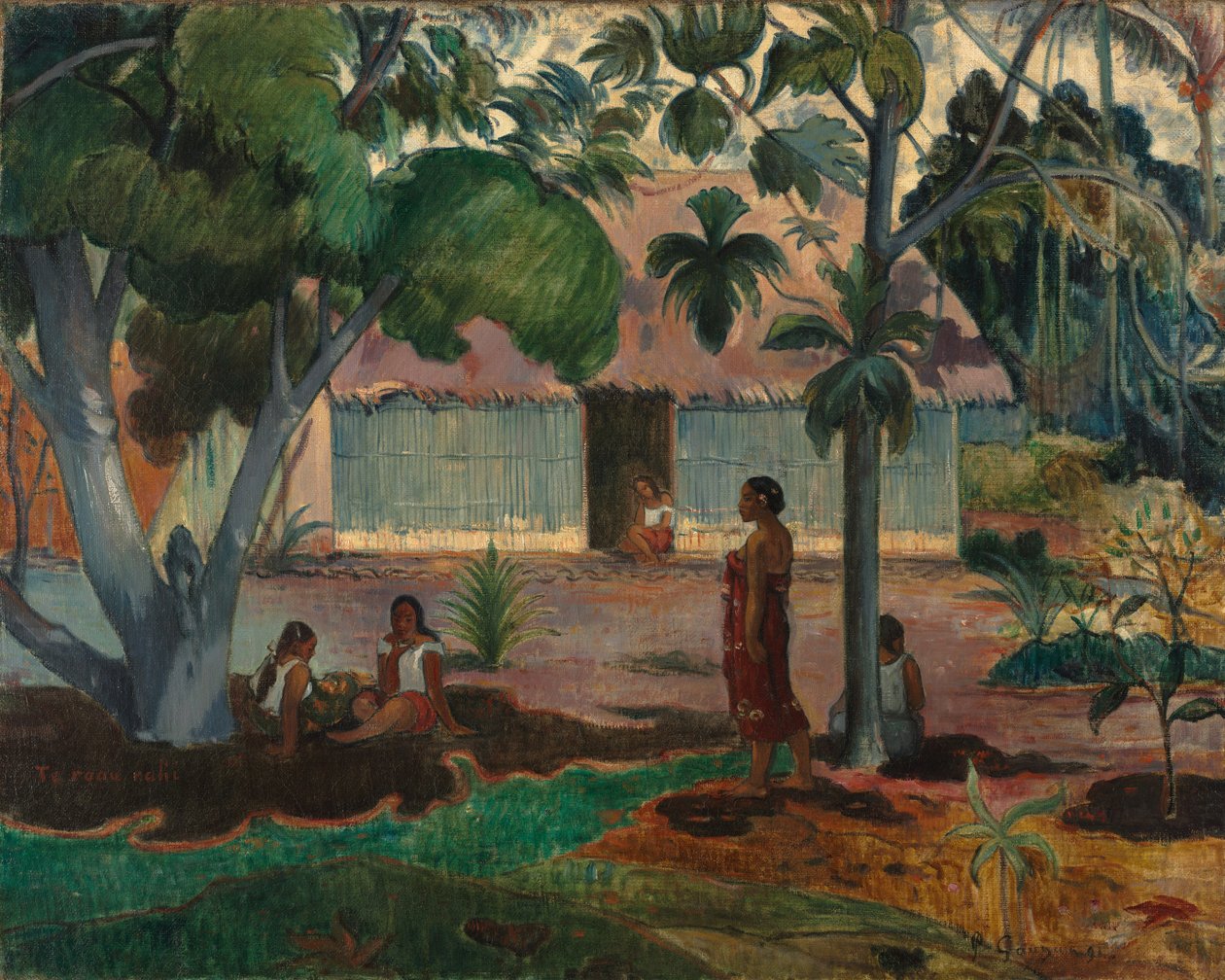 Det store treet, 1891 av Paul Gauguin