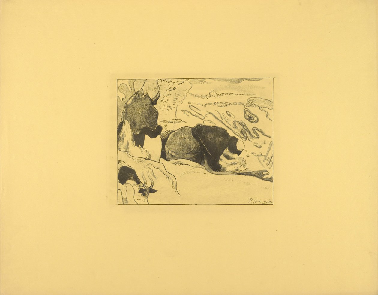 Vaskerinnene av Paul Gauguin