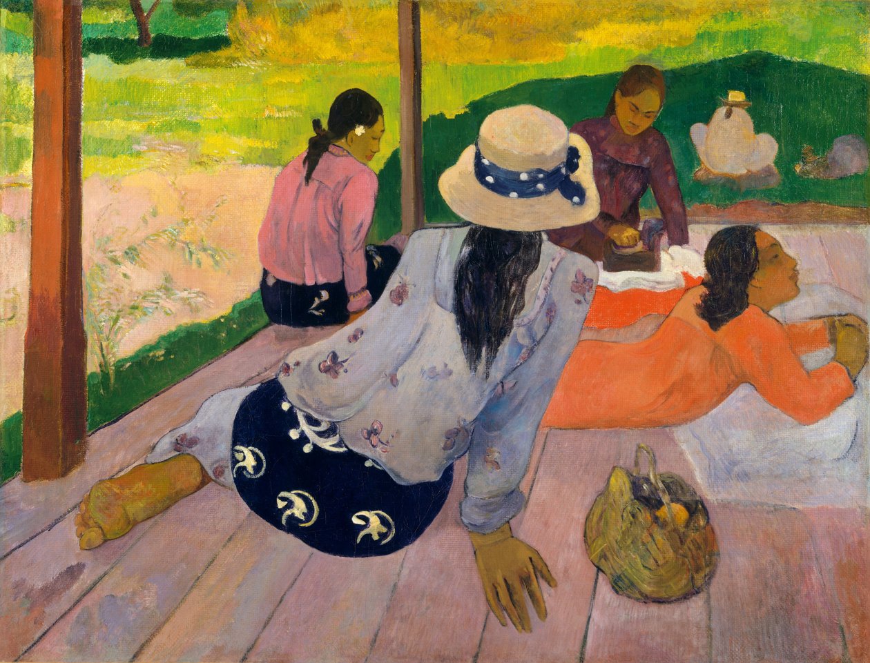 Siestaen, ca. 1892-94. av Paul Gauguin