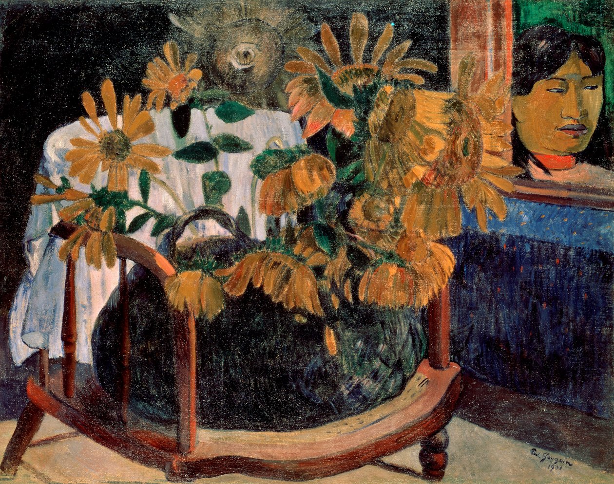 Solsikkene, 1901. av Paul Gauguin