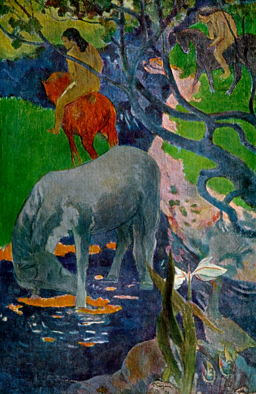 Den hvite hesten, 1898 1939. av Paul Gauguin