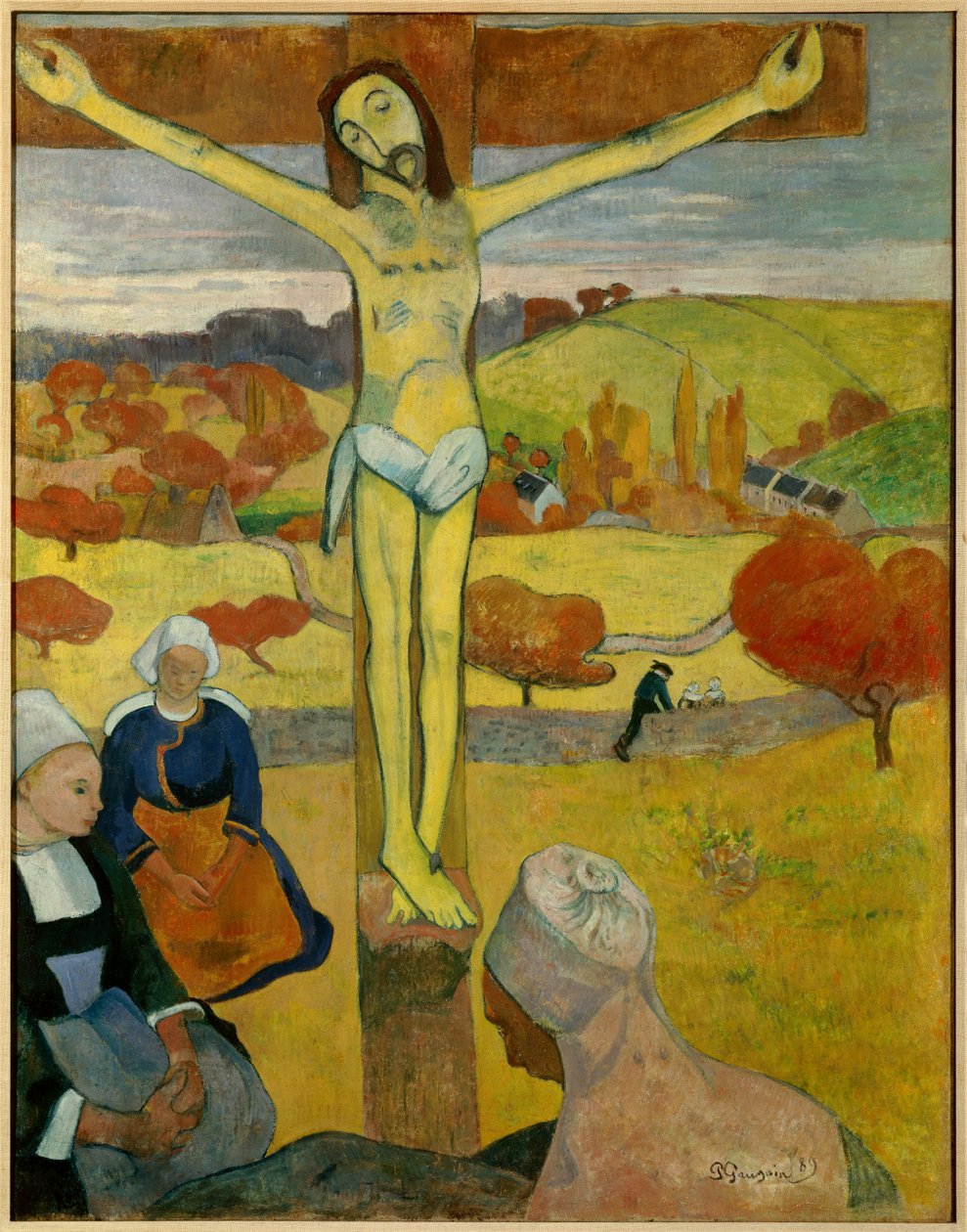 Den gule Kristus, 1889 av Paul Gauguin