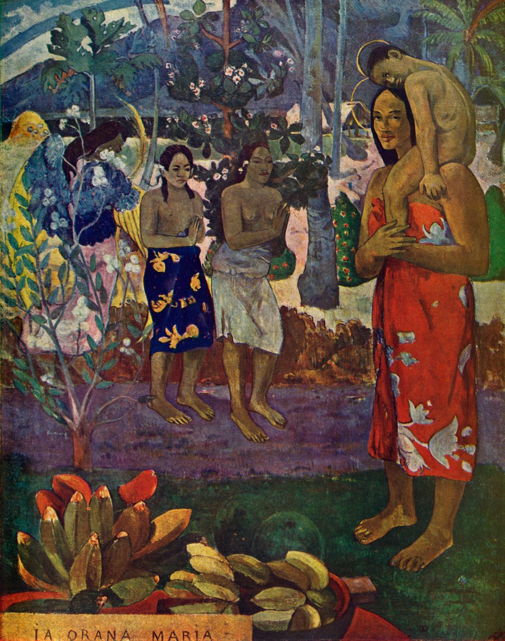 We Greet Thee, Mary, 1936 av Paul Gauguin