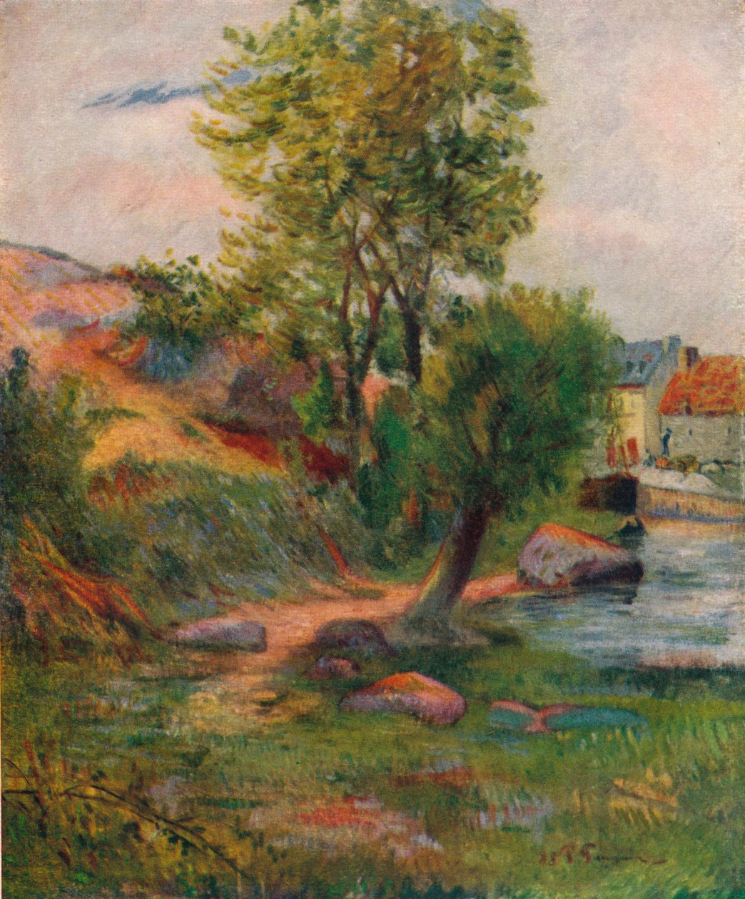 Willow by the Aven, 1888, 1938 av Paul Gauguin