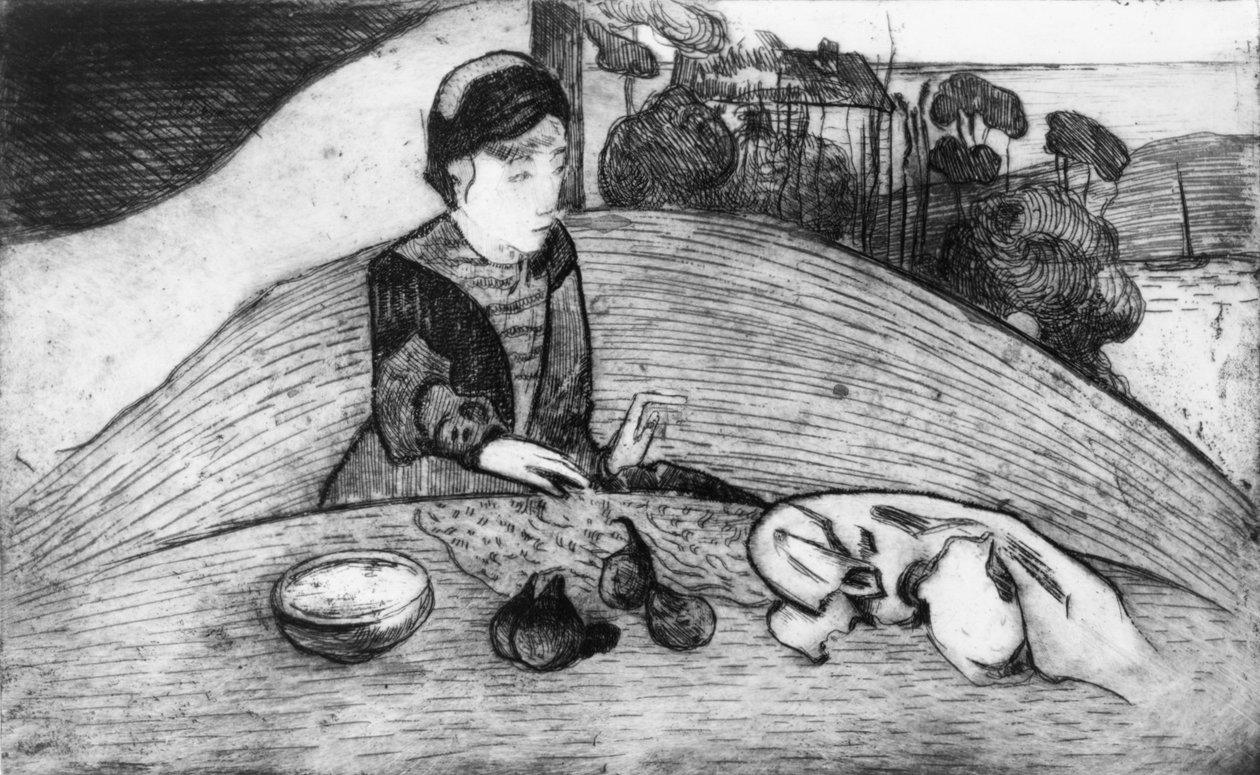 Kvinne med fiken, 1894., 1894. av Paul Gauguin