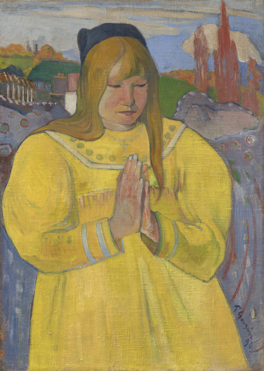 Ung kristen jente, 1894 av Paul Gauguin