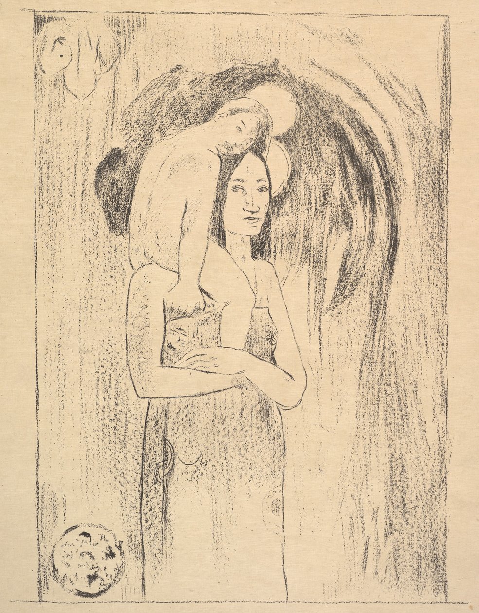 la Orana Maria, 1894-95. av Paul Gauguin