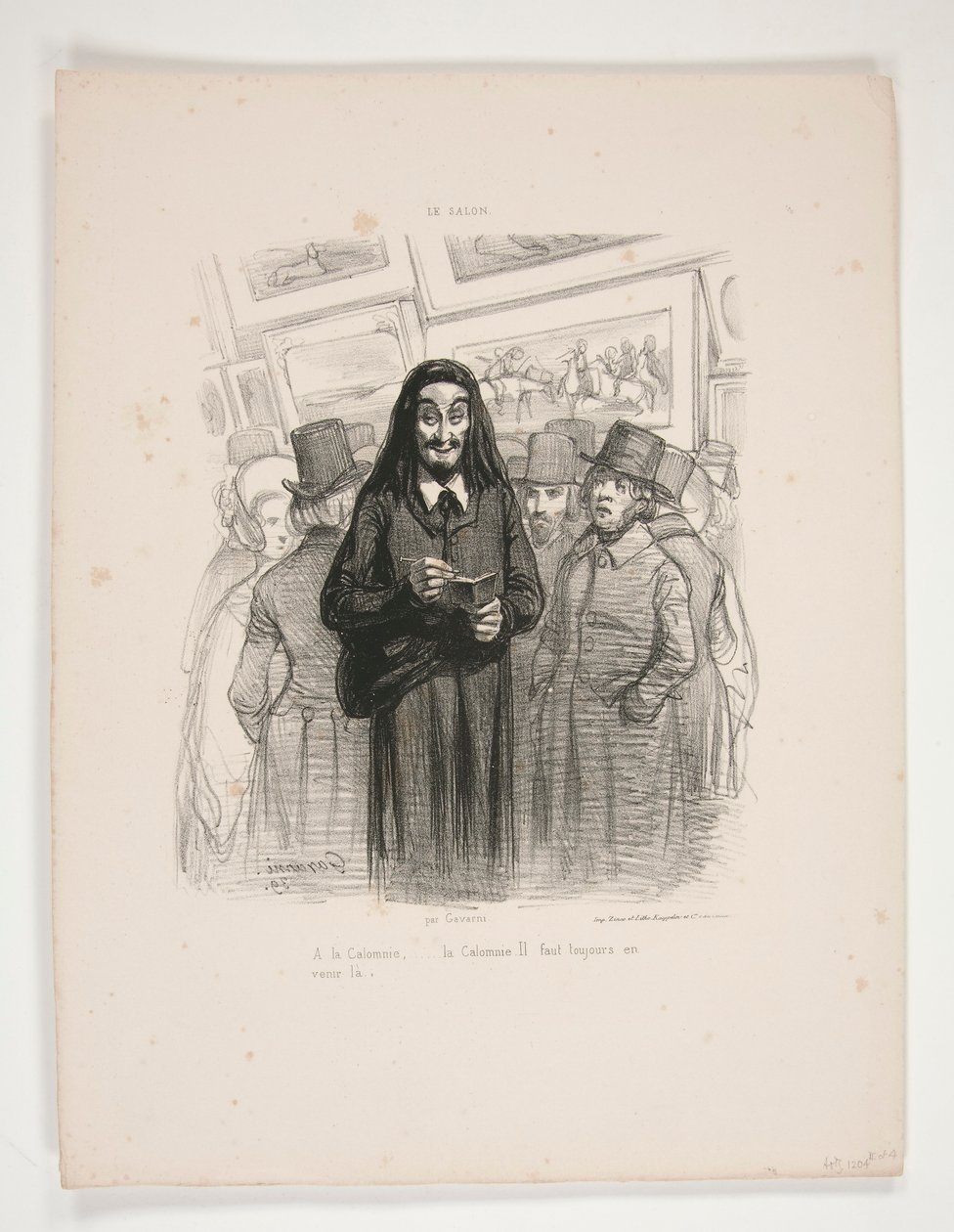 Til Calumny, av Paul Gavarni