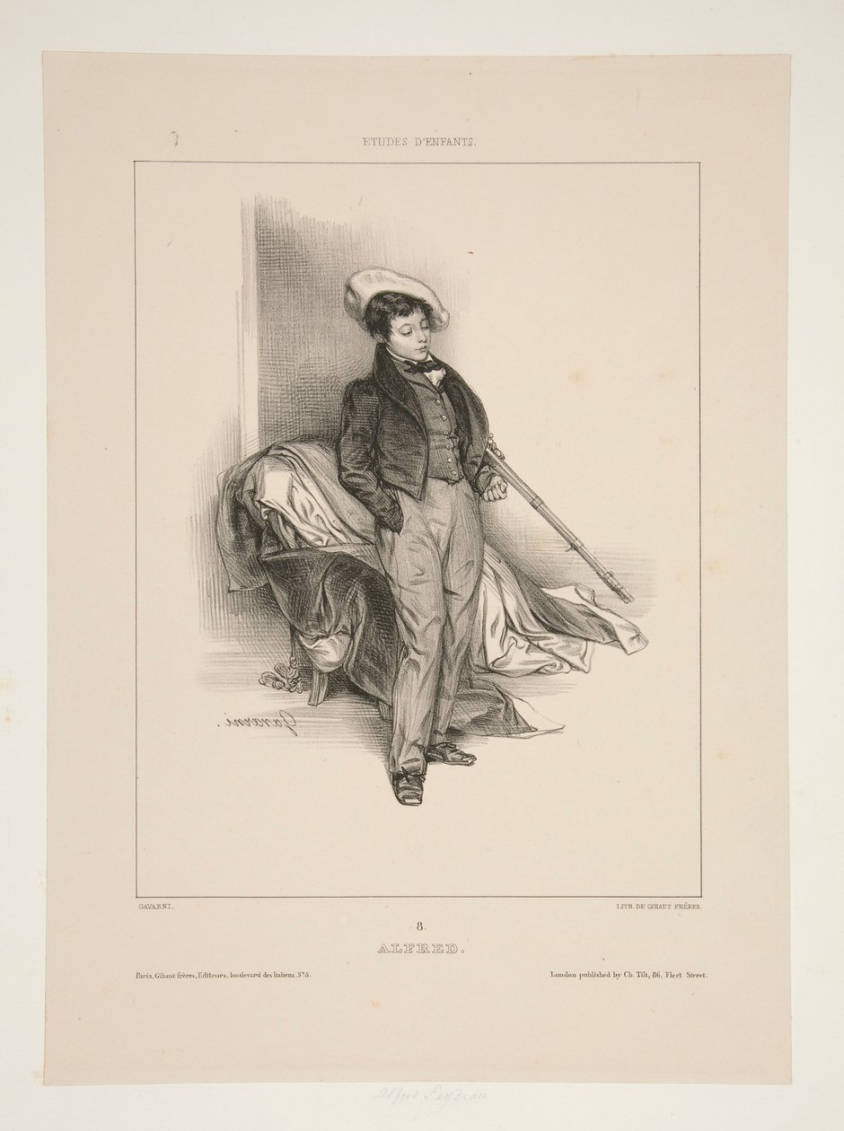 Alfred (Feydeau) av Paul Gavarni
