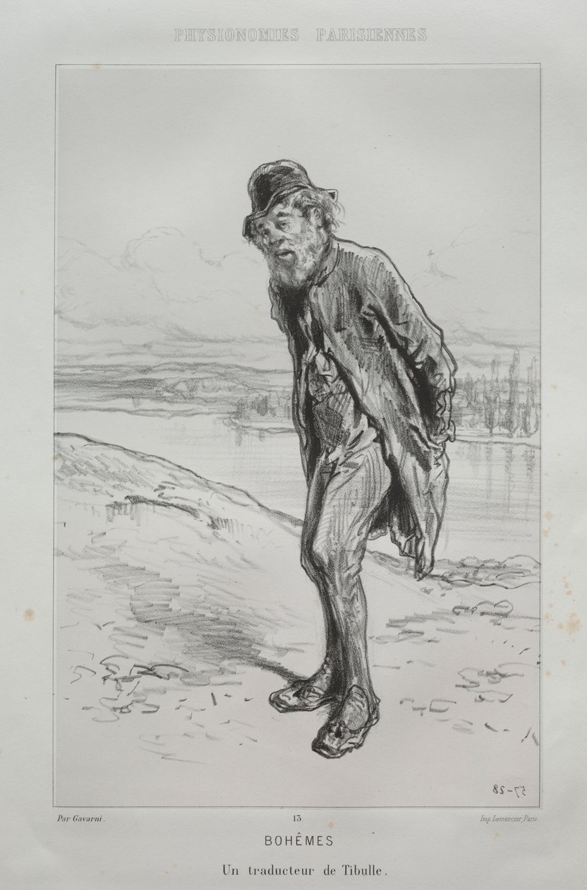 Bohemer av Paul Gavarni