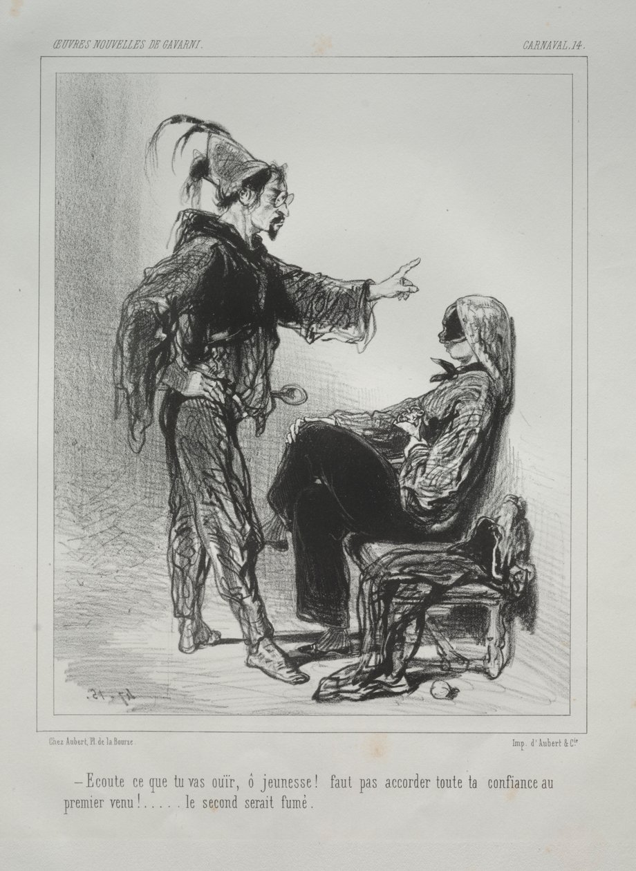 Karneval. av Paul Gavarni