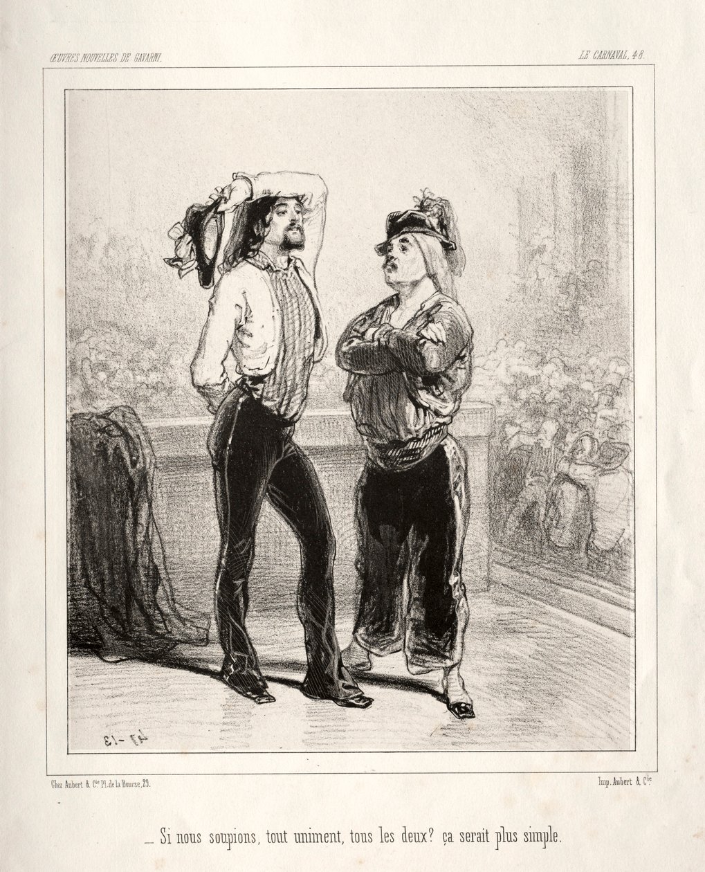 Karneval. av Paul Gavarni