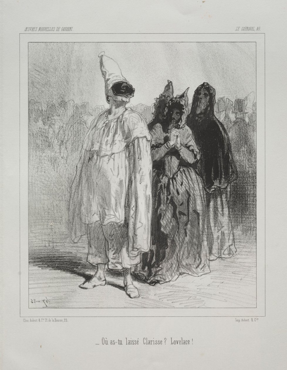 Karneval. av Paul Gavarni