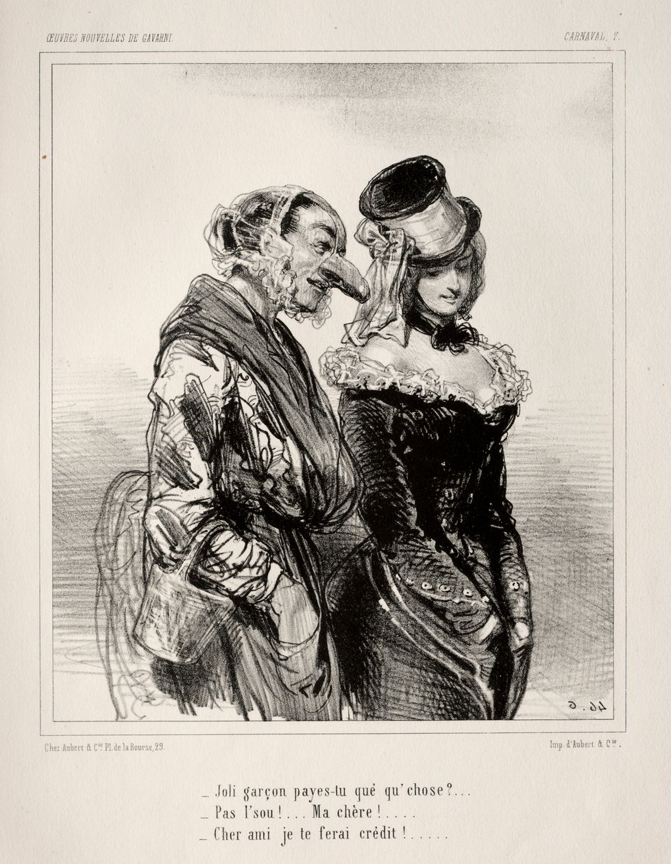Karneval. av Paul Gavarni