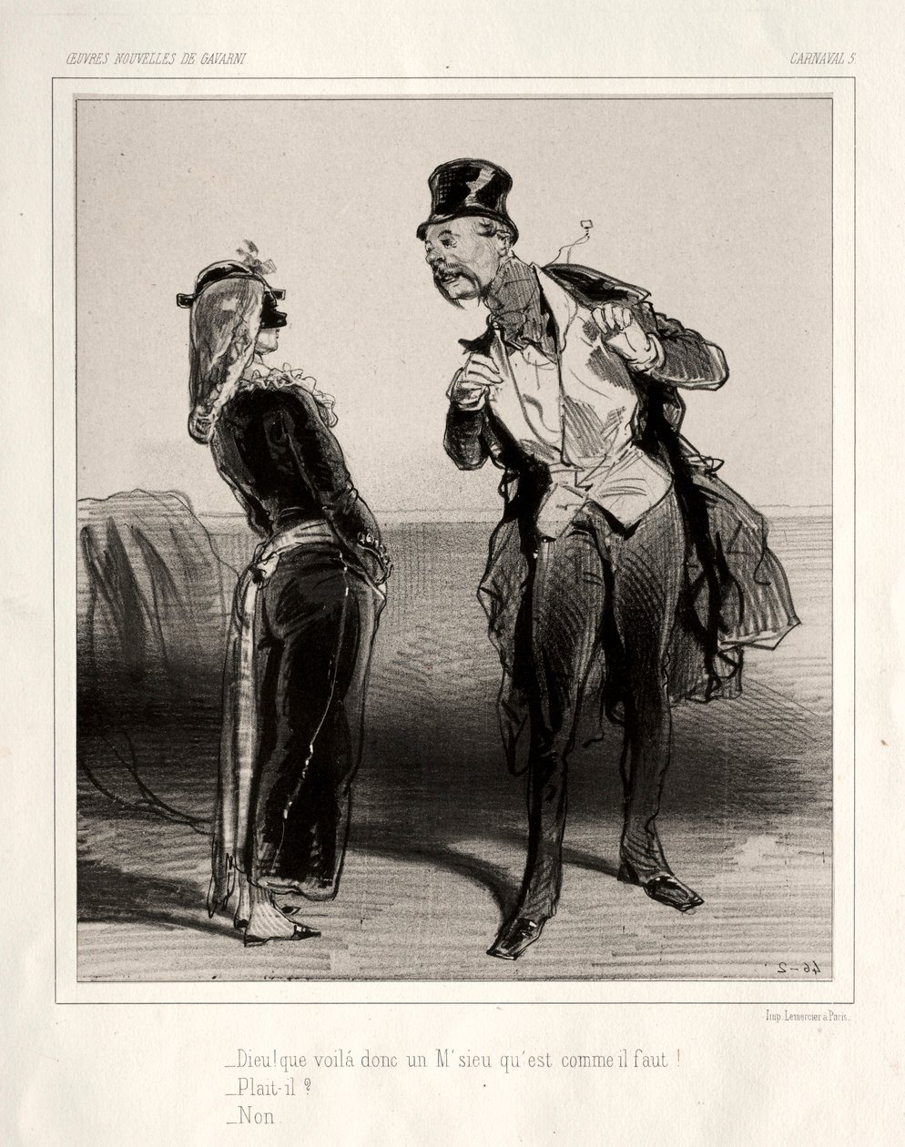 Karneval. av Paul Gavarni