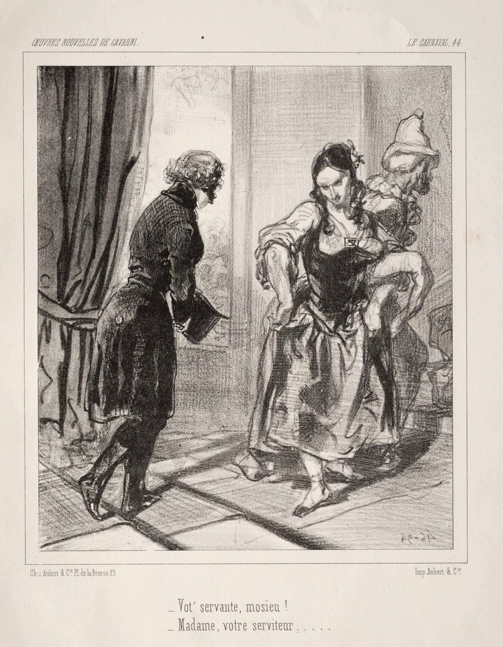 Karneval. av Paul Gavarni