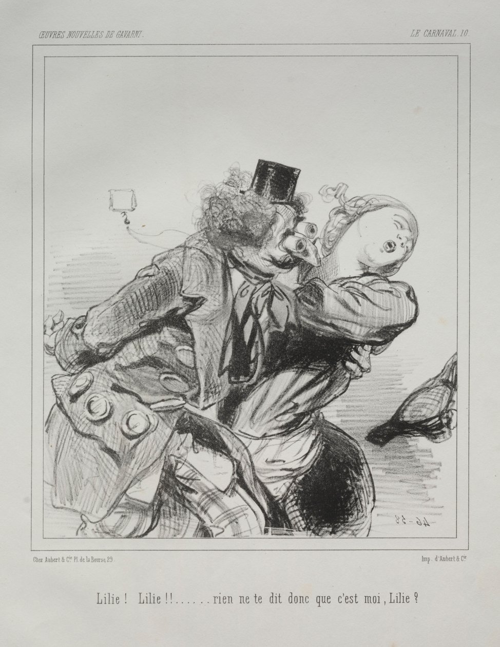Karneval. av Paul Gavarni