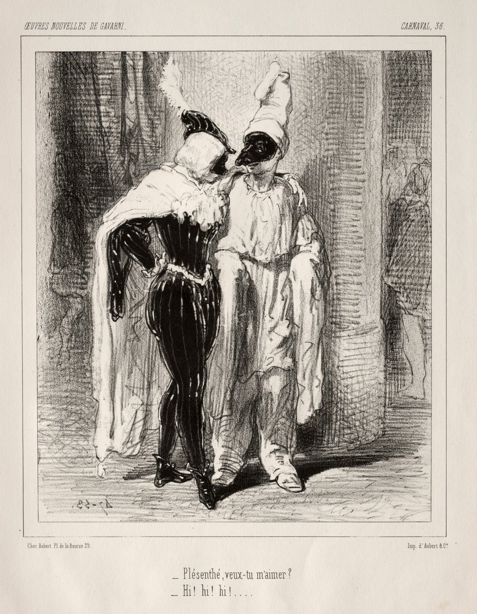 Karneval. av Paul Gavarni