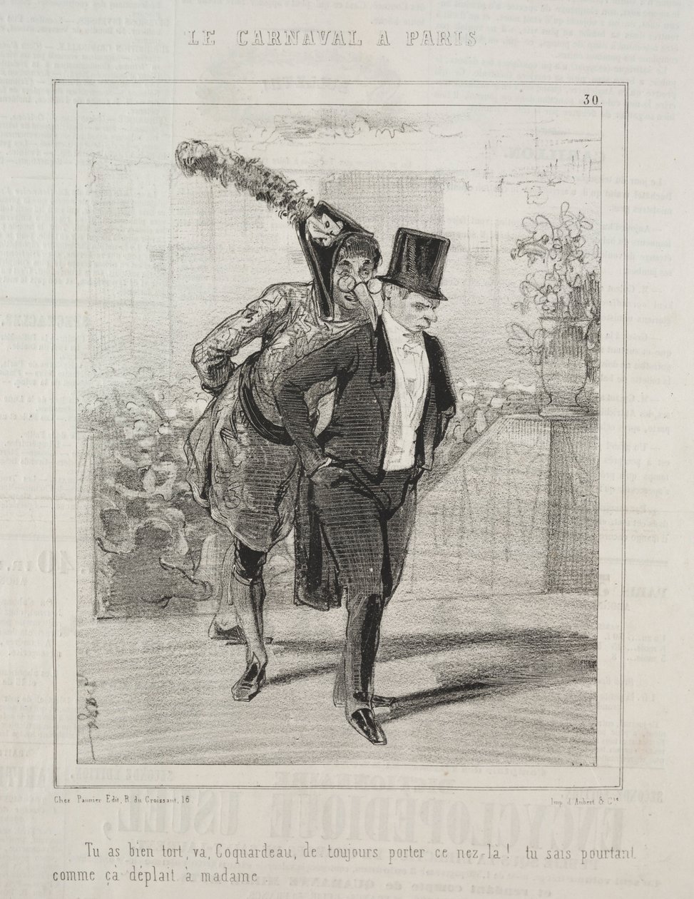 Karneval, 1841-1843. av Paul Gavarni