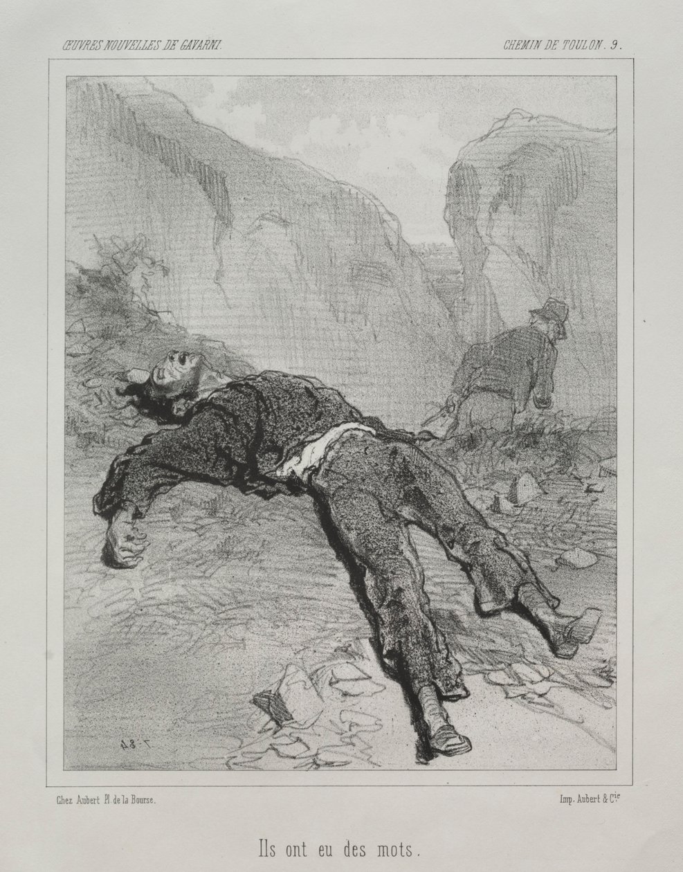 Toulon vei. av Paul Gavarni