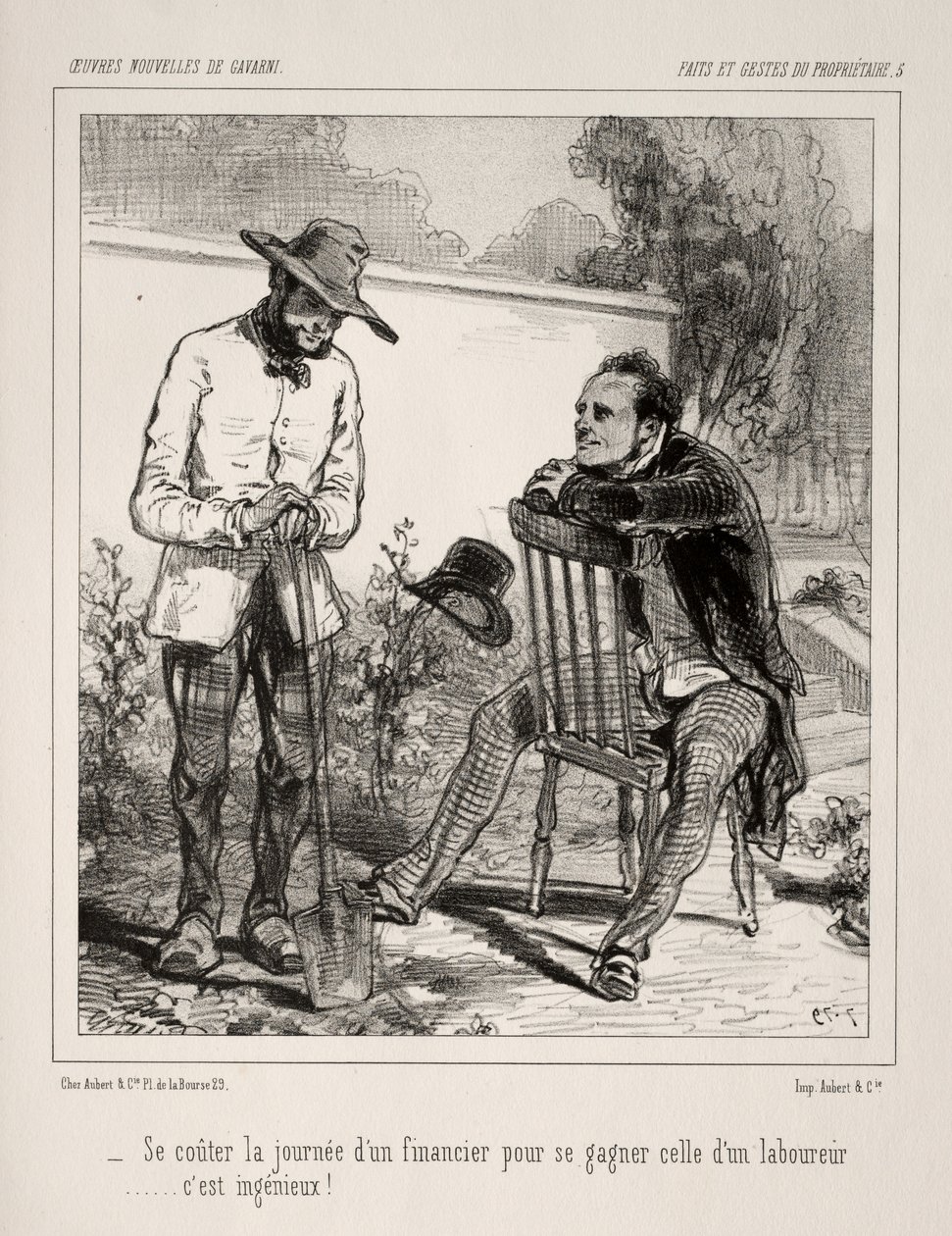 Handlinger og handlinger fra eieren av Paul Gavarni