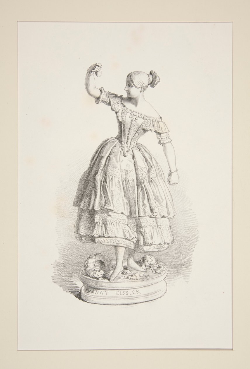 Fanny Elssler. av Paul Gavarni