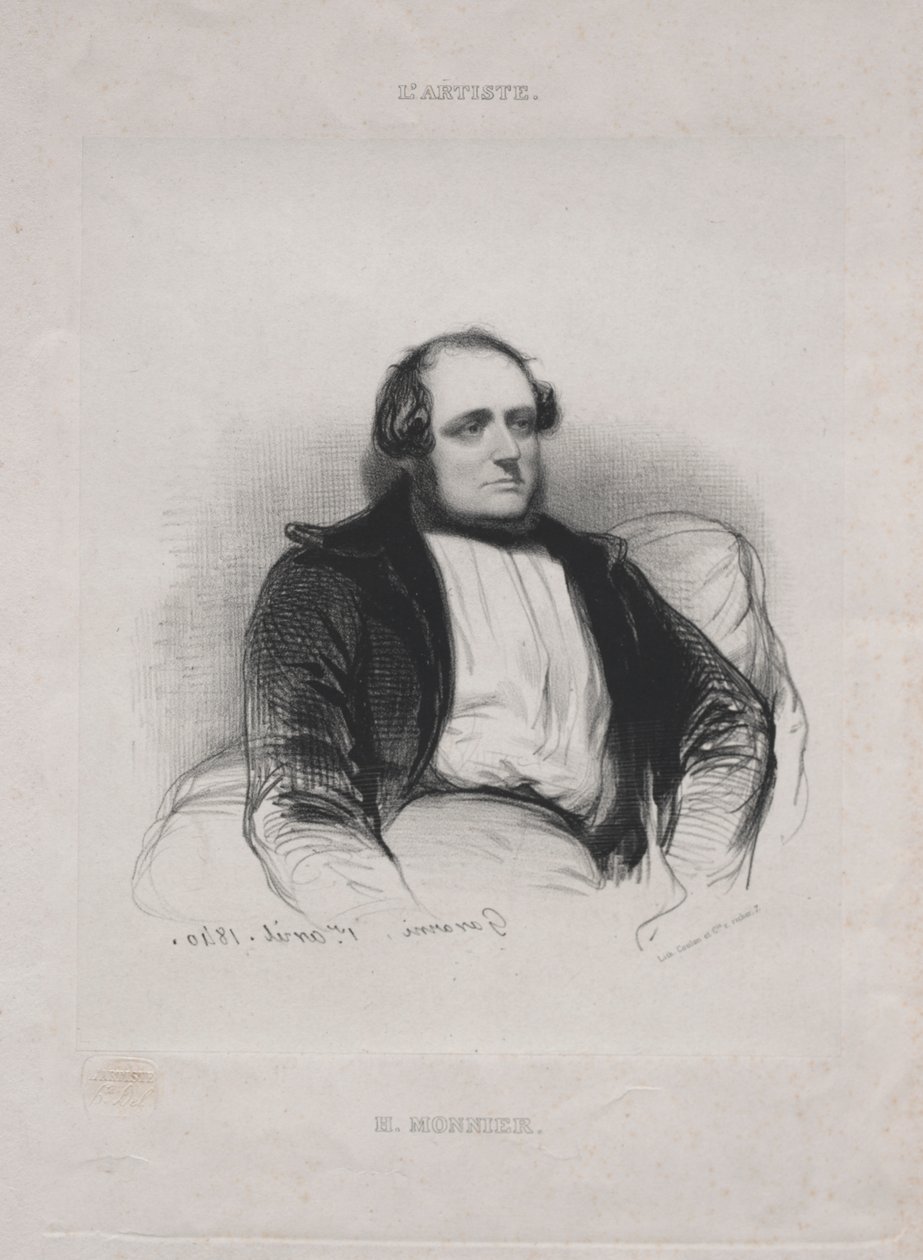 Henry (Bonaventure) Monnier av Paul Gavarni