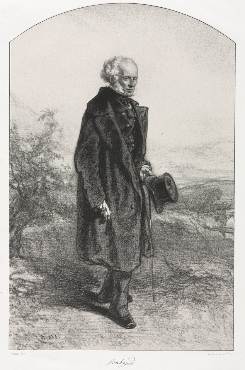 Jean-Baptiste Isabey av Paul Gavarni