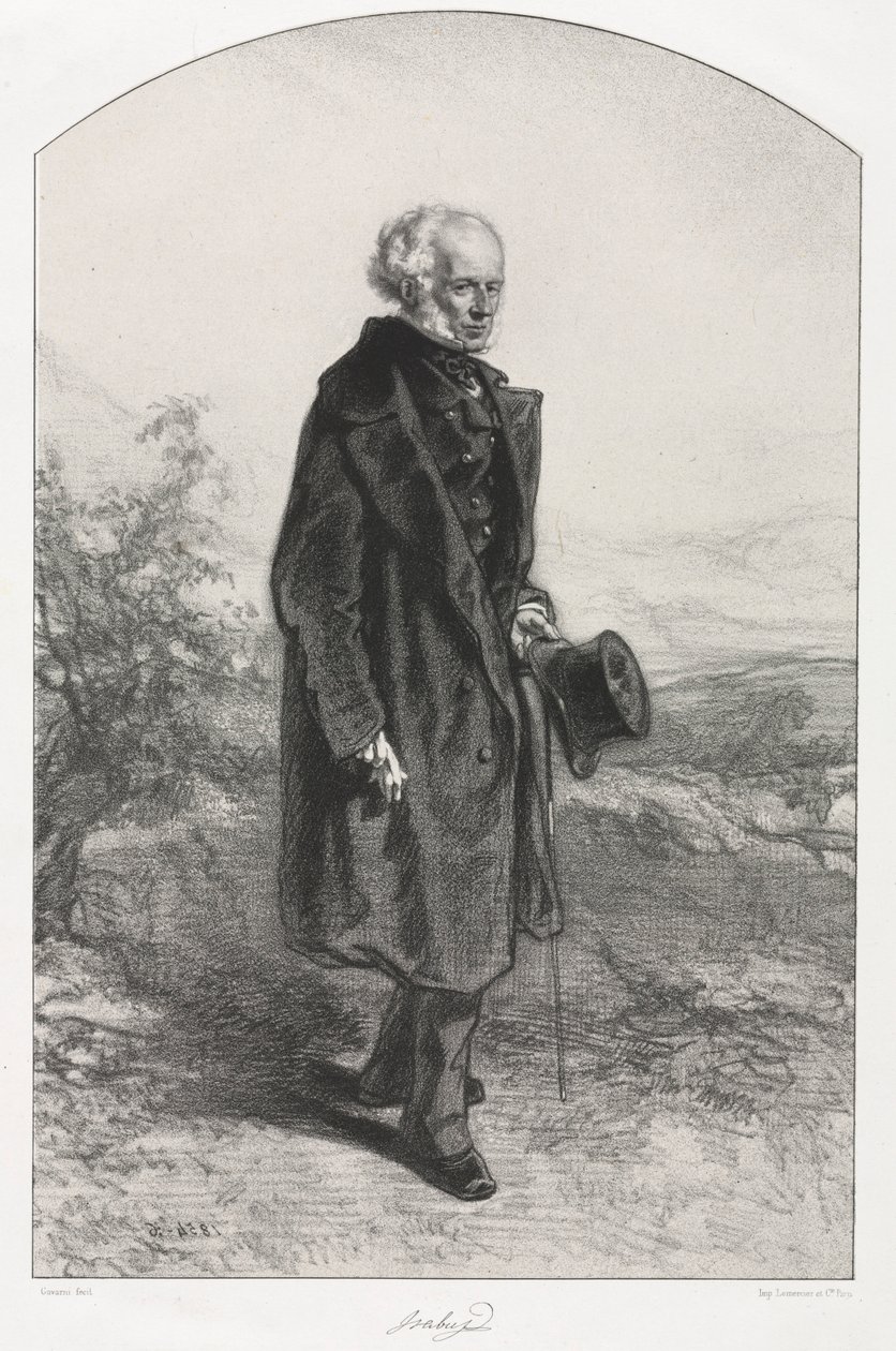 Jean-Baptiste Isabey, 1854-1856. av Paul Gavarni