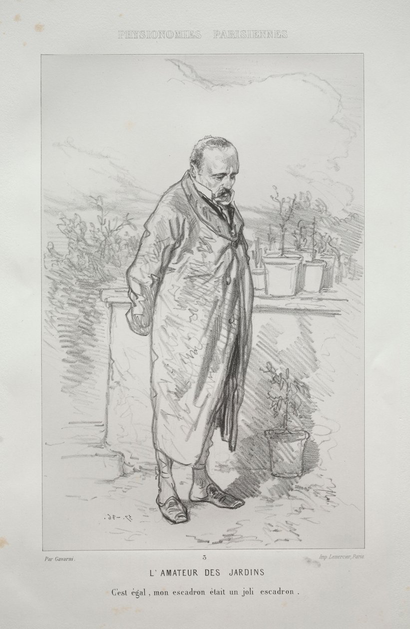 Hageelskeren. av Paul Gavarni