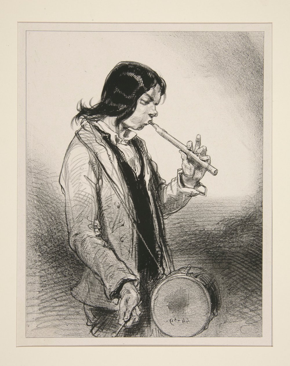 Le Galoubet. av Paul Gavarni