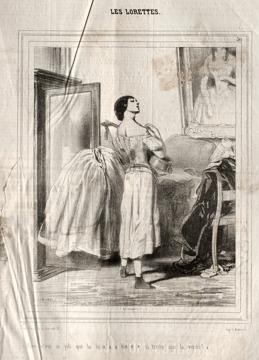 The Lorettes av Paul Gavarni