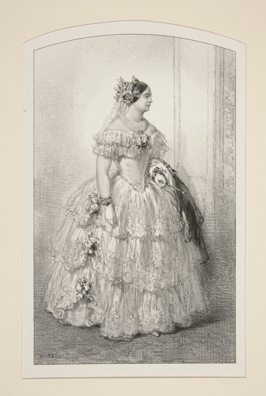 Fru prinsesse Mathilde av Paul Gavarni