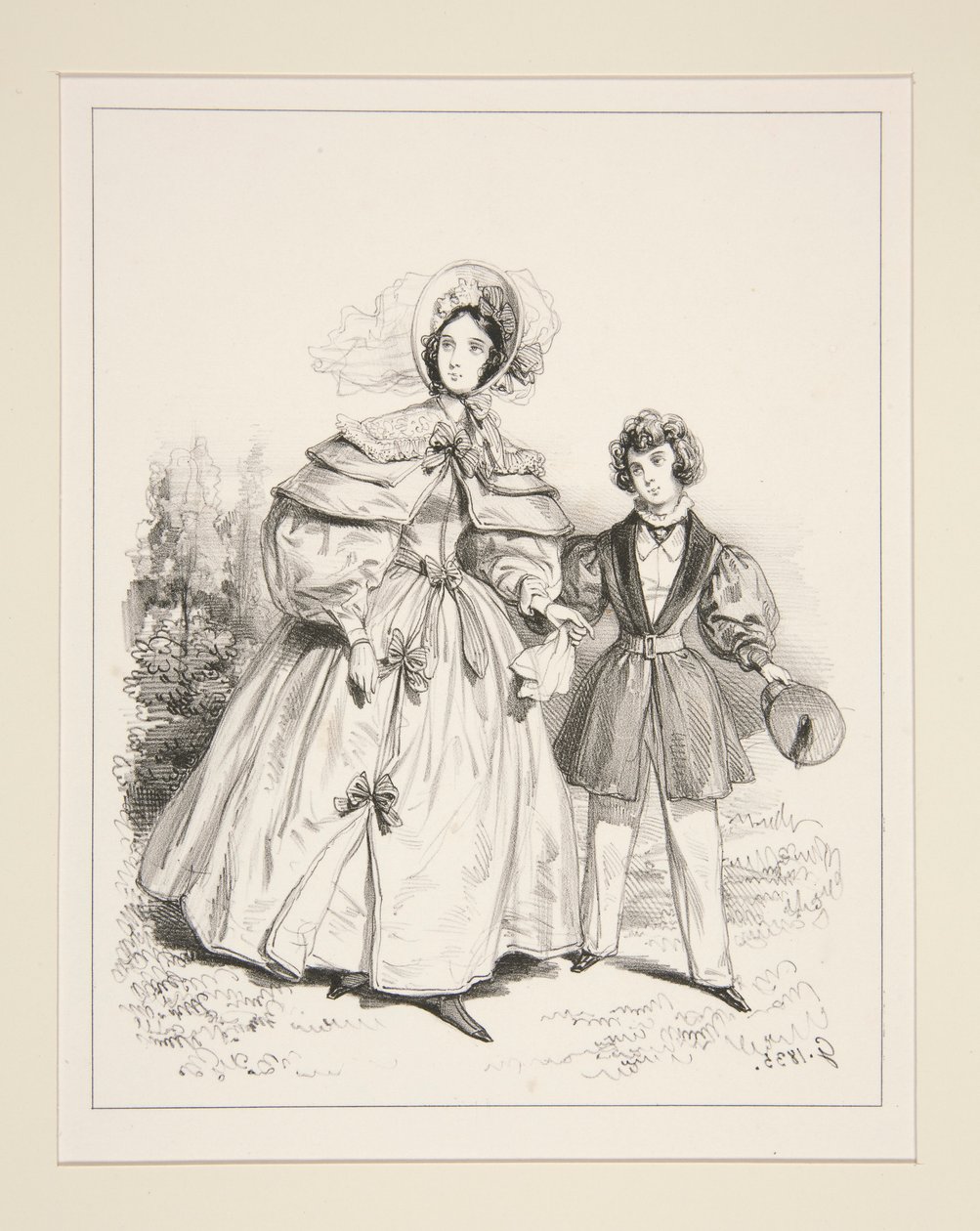 MORGEN USVIKTIGHET. 1835. av Paul Gavarni