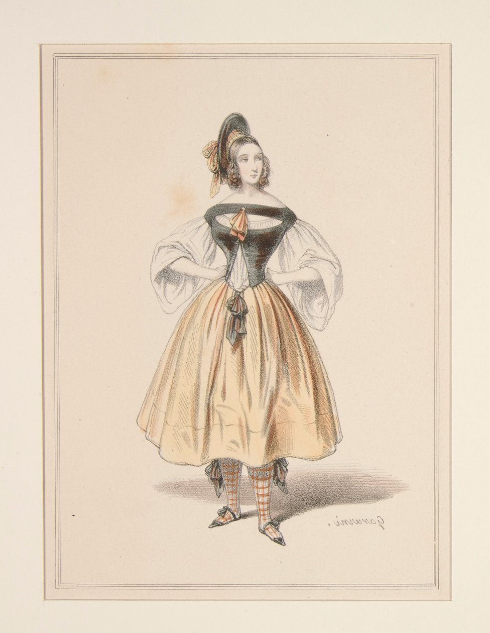 NY GAVARNI CROSS-DRESSING. Henrettet av Babin, av Paul Gavarni