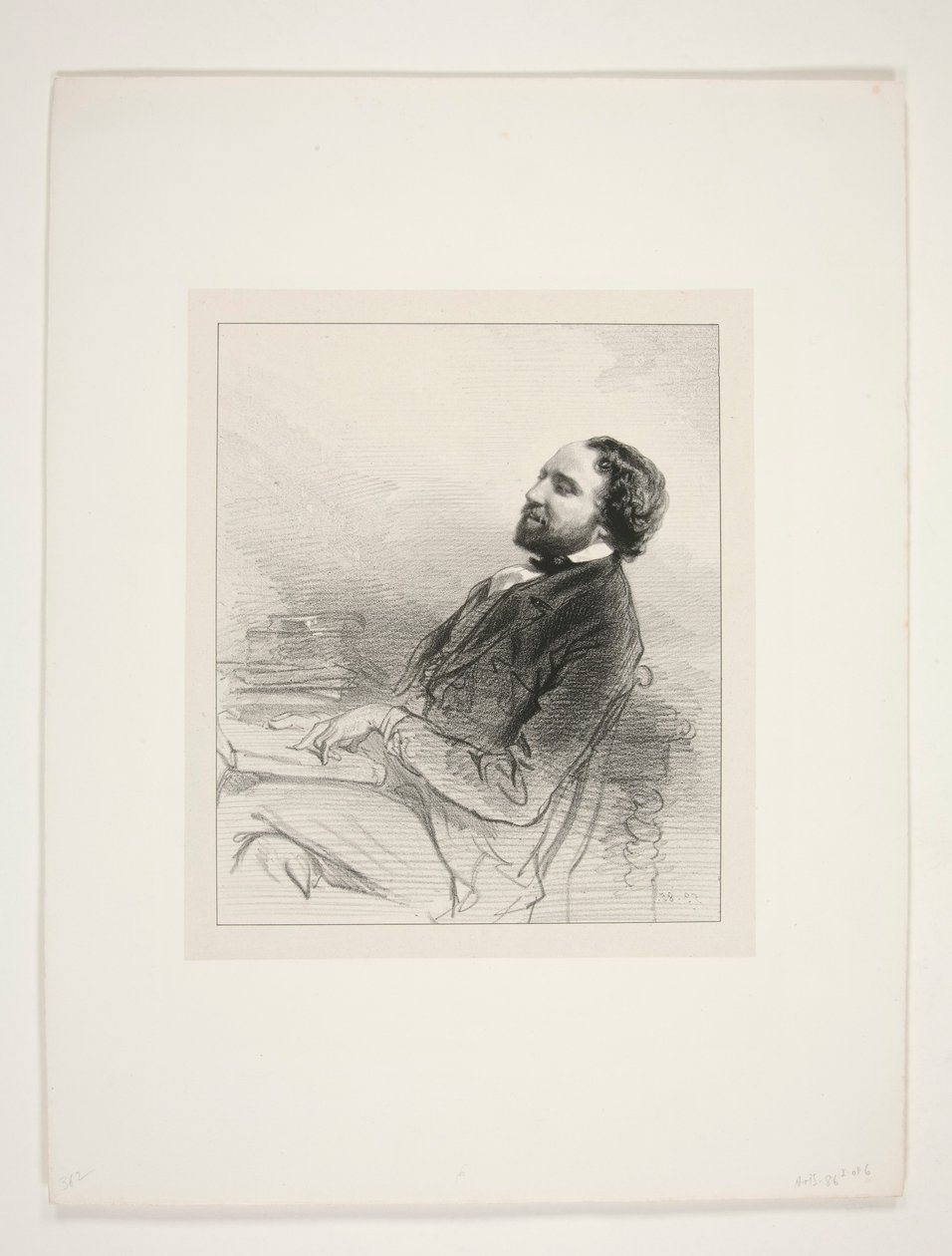 Old-Nick (Emile Forgues) av Paul Gavarni