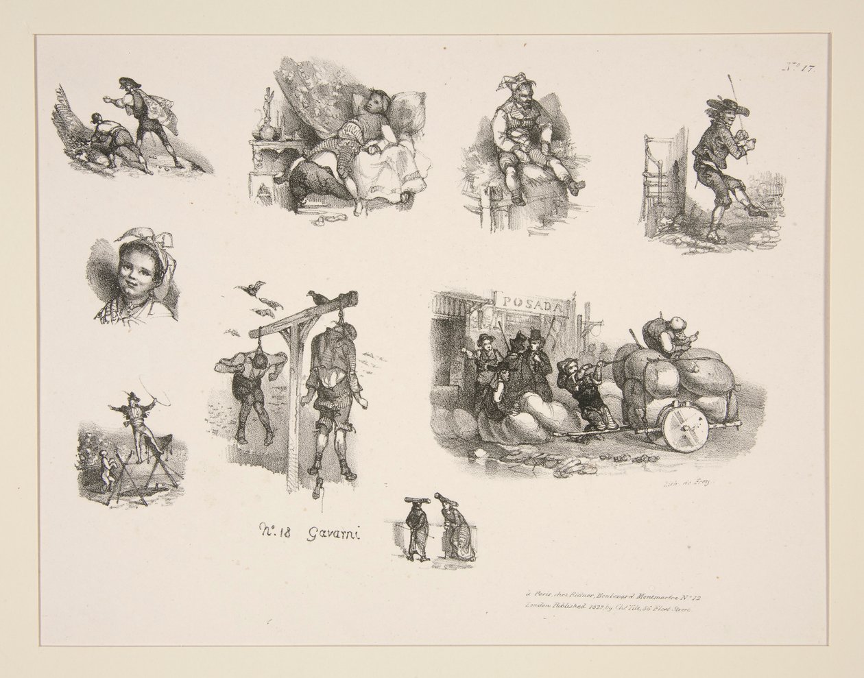 Små figurer XVII. av Paul Gavarni