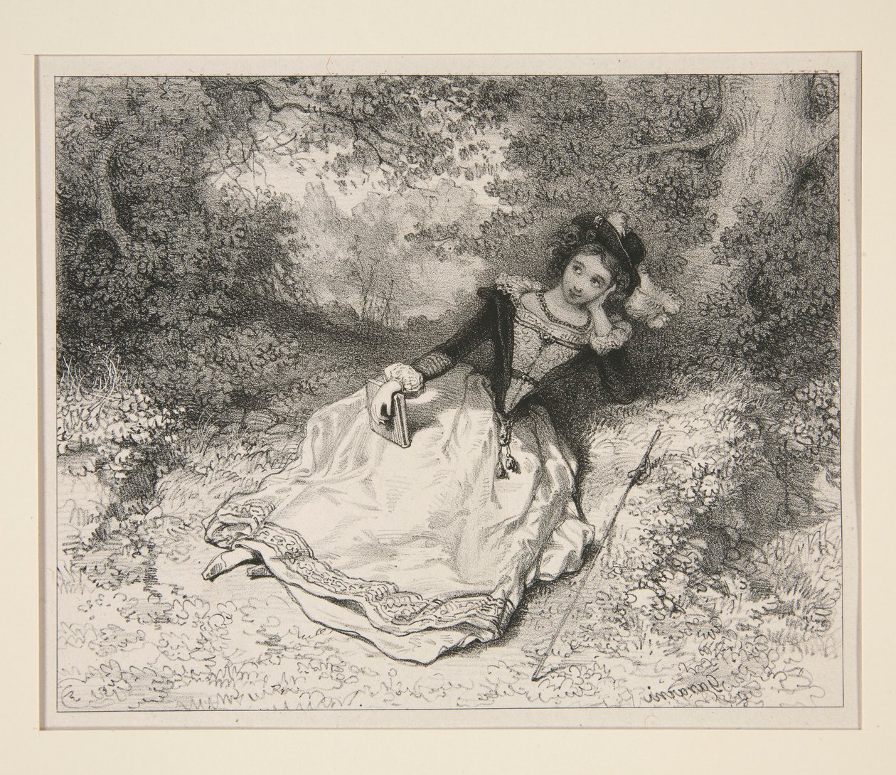 REVERIE. av Paul Gavarni