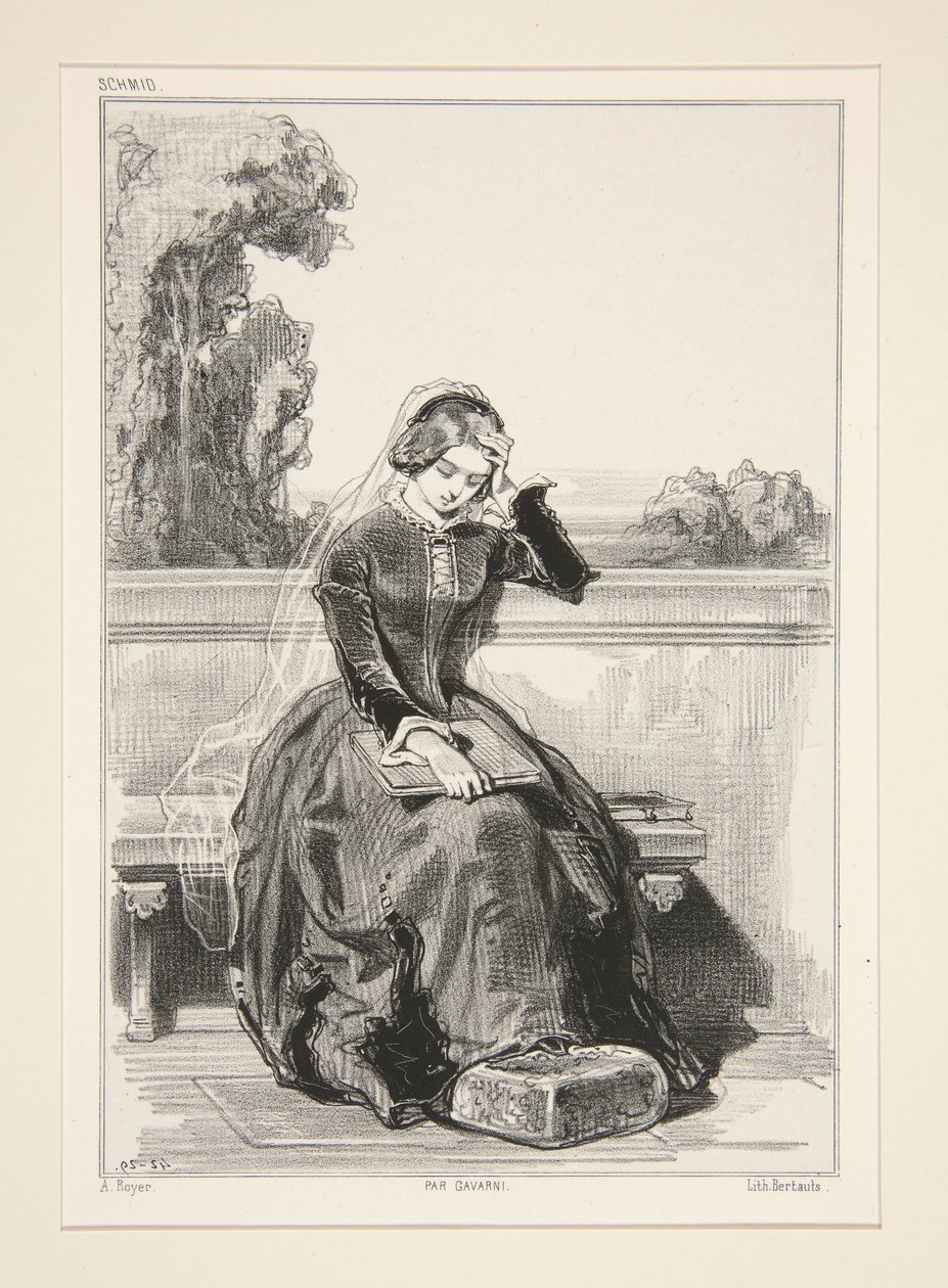 Rose De Tannebourg. av Paul Gavarni