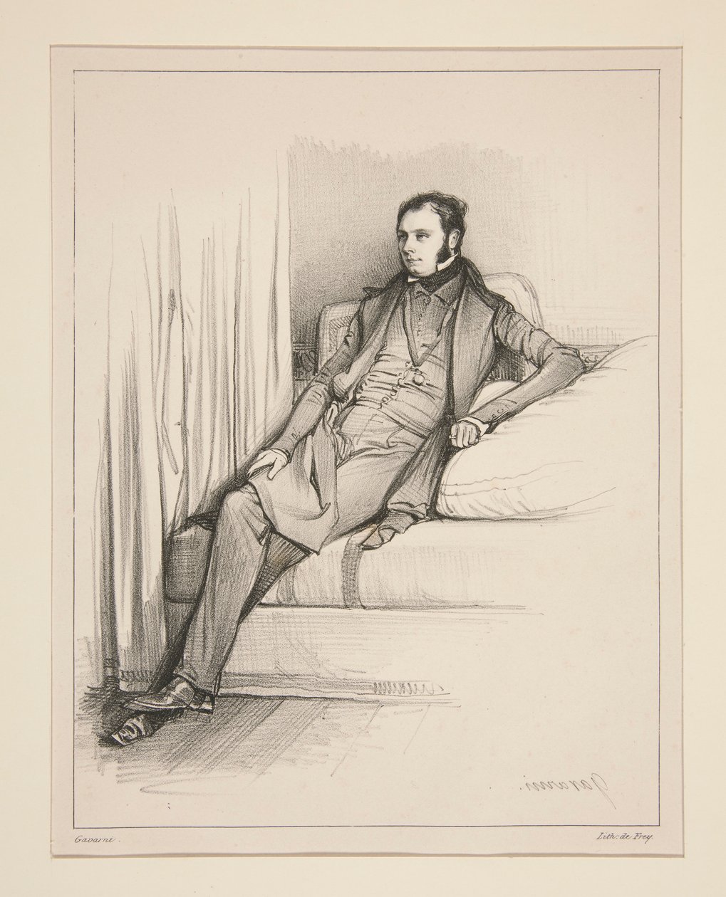 S. Henry Berthoud av Paul Gavarni