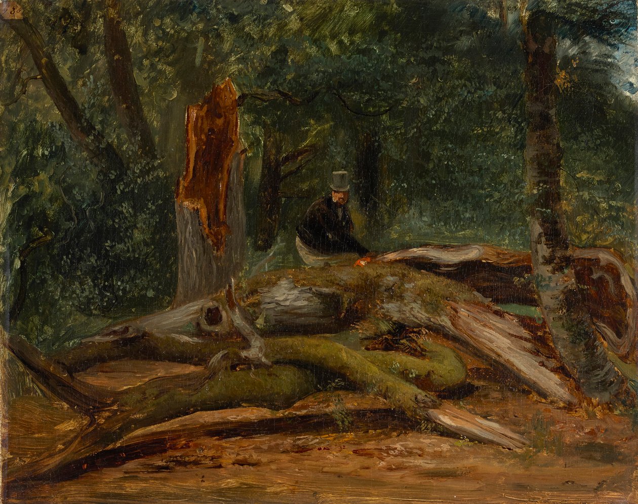 Jeg er Wald von Villers-Cotterets av Paul Huet