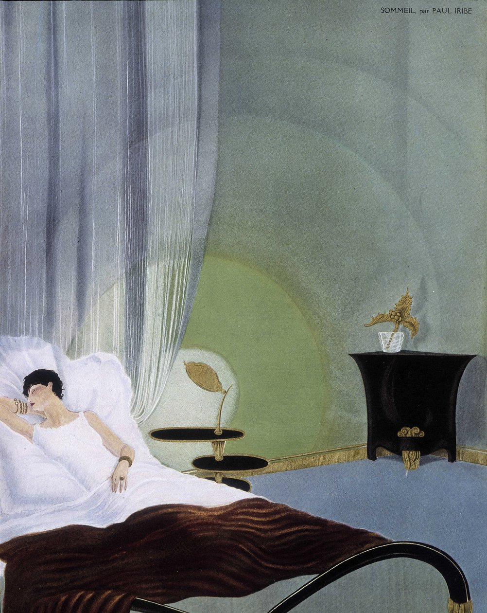 Sleep - av Paul Iribe. (1883-1935), av Paul Iribe