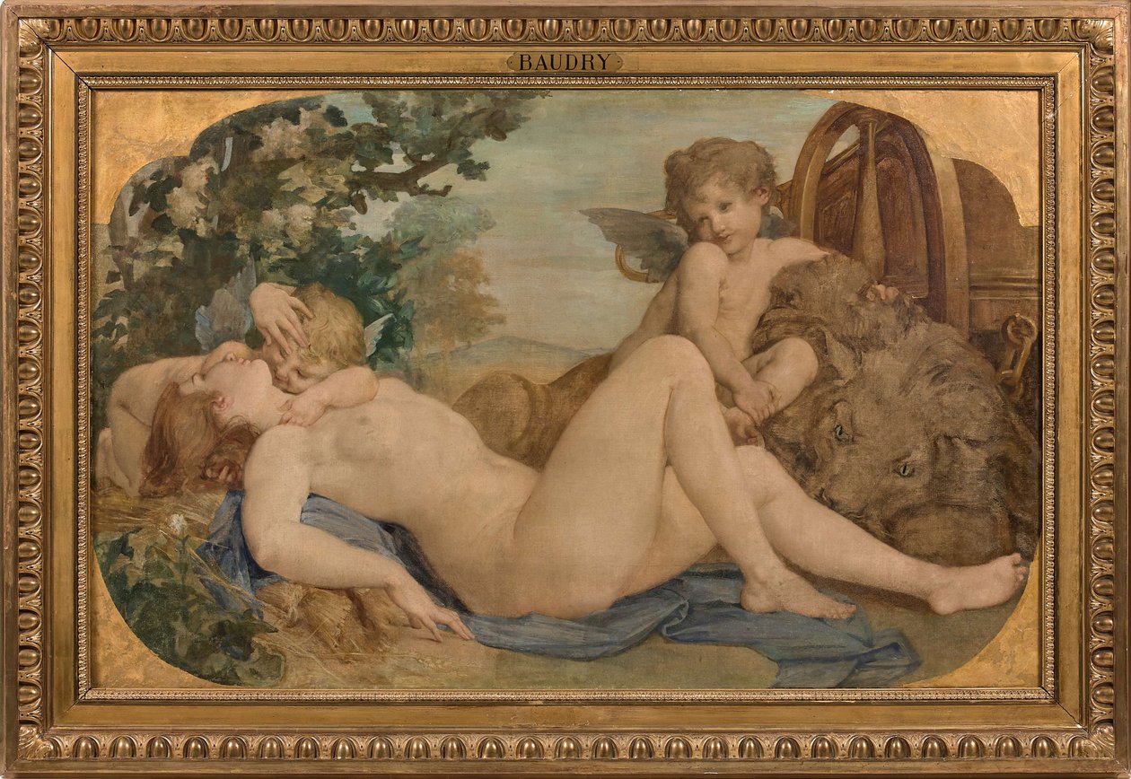 Cybele and Amphitrite, 1859. av Paul Jacques Aimé Baudry