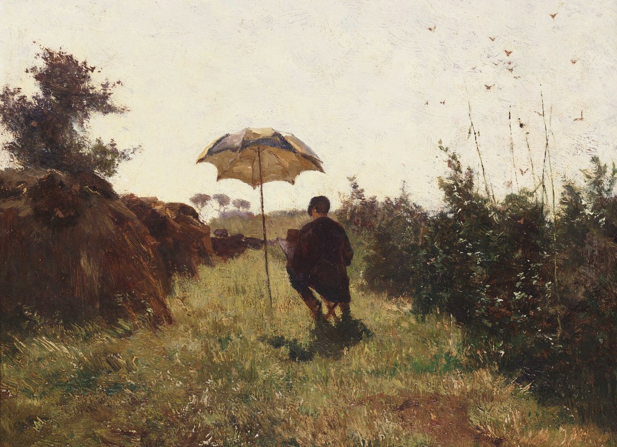 En plein air, 1870. av Paul Joseph Constantin Gabriel