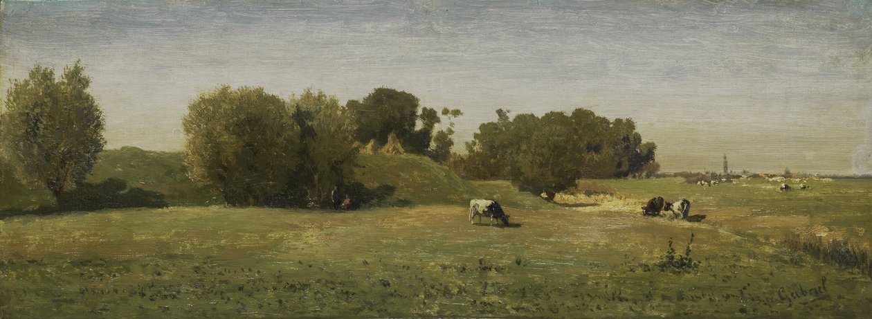 Landskap nær Abcoude av Paul Joseph Constantin Gabriel