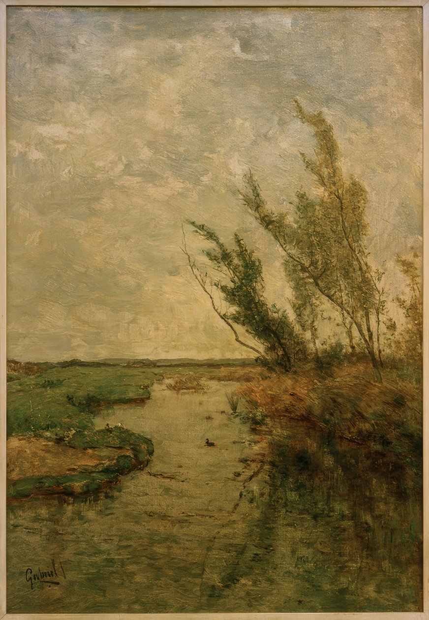 Polderlandschaft av Paul Joseph Constantin Gabriel