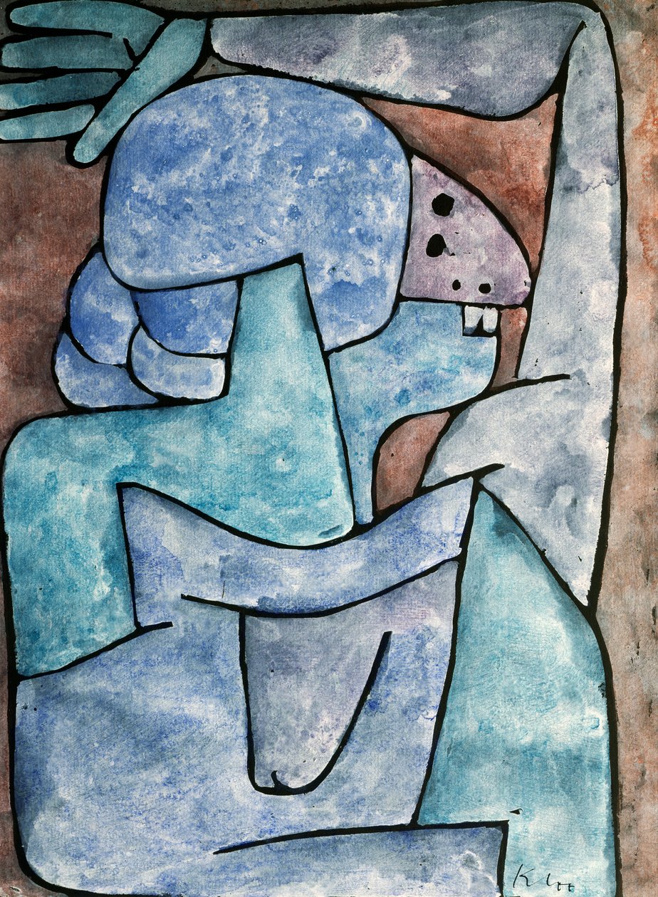 En dame-baktaler av Paul Klee
