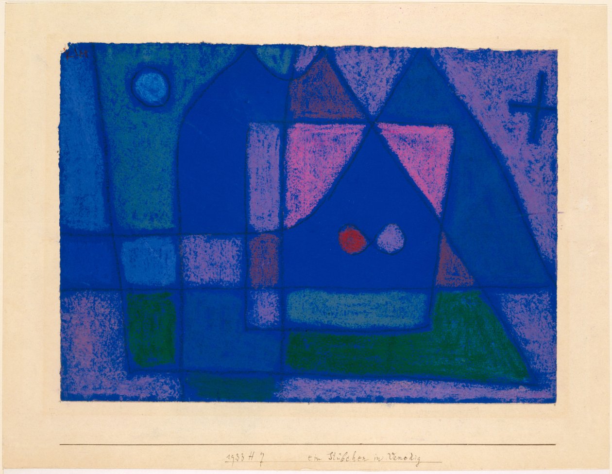 Et lite rom i Venezia, 1933. av Paul Klee
