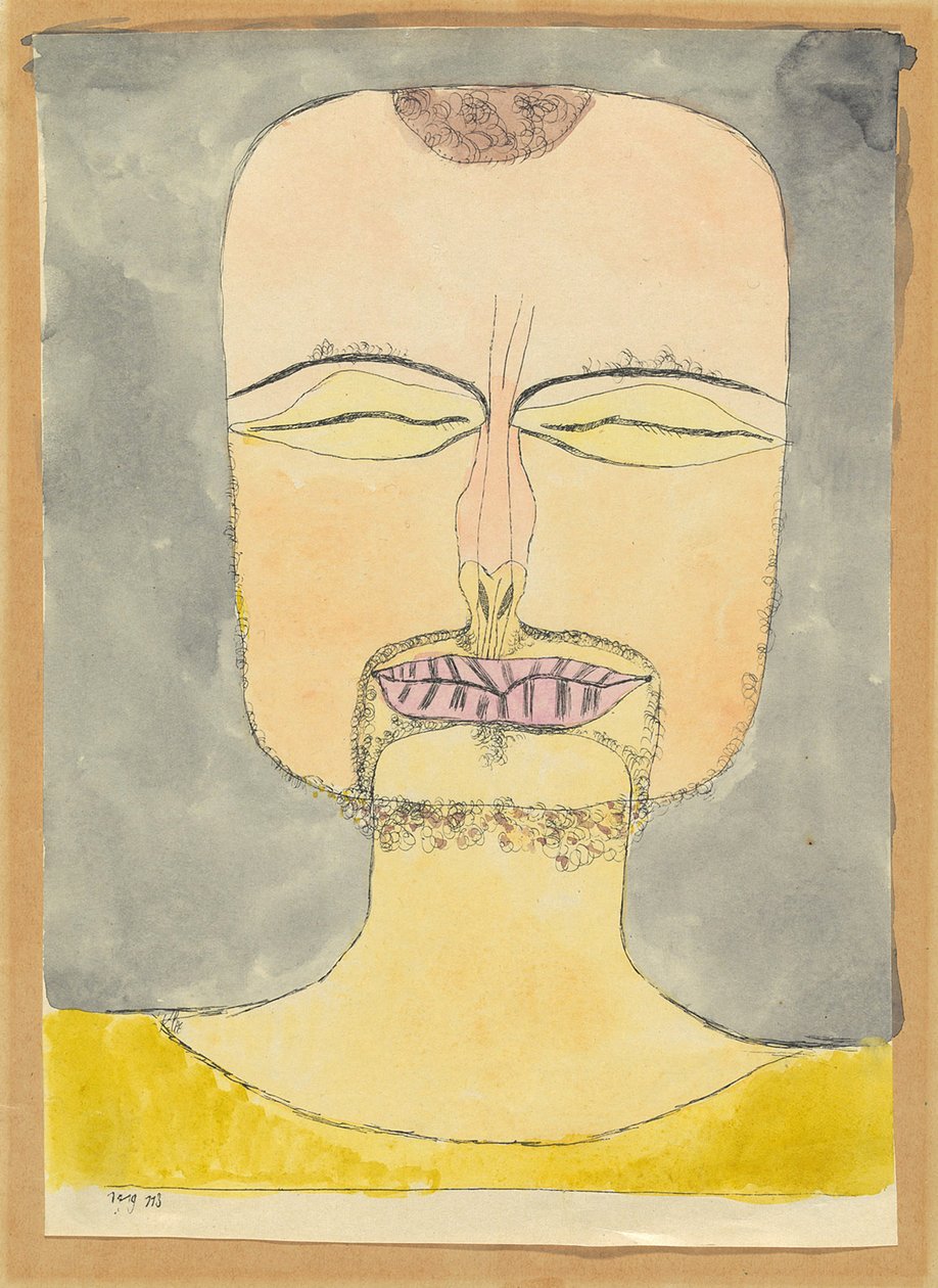 Etter tegningen 1975 Absorpsjon, 1919. av Paul Klee